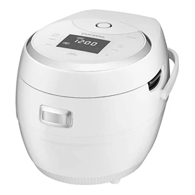 Image of Cuckoo CR 1020F Rice Cooker &amp; Steamer 14 Programmes, Turbo Keep Warm Function, Timer Non Stick Inner Pot, Autoclean Function 1.8 L Capacity (10 Servings) 890 W Power White