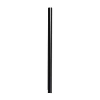 Image of Durable A4 Spine Bar 3mm Black Pack of 100 Quick and Easy Binding for Unpunched Documents Holds Up to 30 Sheets