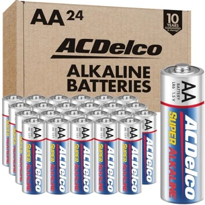 Image of ACDelco AA Super Alkaline Batteries, 24 Count