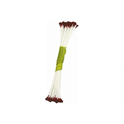 Image of PME Stamens for Sugar Flowers Fine Plain Burgundy (Pack of 50)