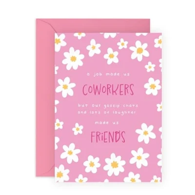 Image of Central 23 Coworker Greeting Cards For Women Birthday Card Work Best Friend Colleague Leaving Gifts Appreciation Officemates Come With Fun Stickers