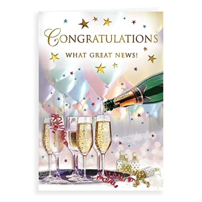 Image of Regal Publishing Traditional Congratulations Card 9 x 6 inches