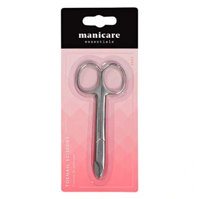 Image of Manicare Toenail Scissors, Precision Blades, Quality Surgical Grade Japanese Stainless Steel, Trimming Of Tough Nails, Strong Long Lasting Sharp Scissors For Cutting Toenails, Manicure And Pedicure