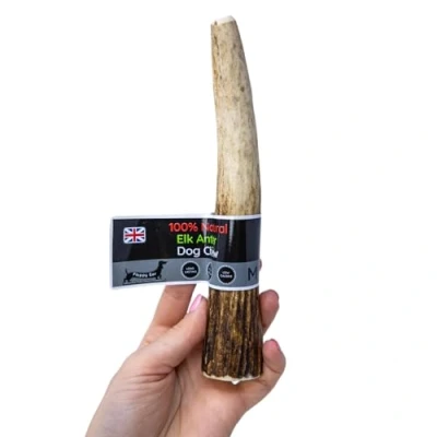 Image of Elk Antler Dog Chews Naturally Shed, Long Lasting, 100% Natural (Medium 100 150g)