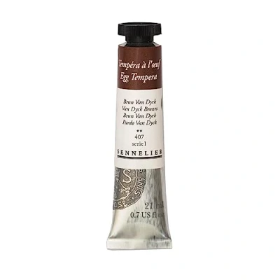 Image of 21ml Egg Tempera Van Dyke Brown
