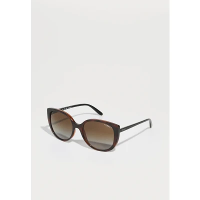 Image of VOGUE EYEWEAR Woman VO5623S 2386T5 Sunglasses Nylon Brown Grey Butterfly Polarized Shaded