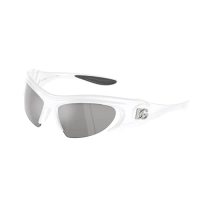 Image of Dolce&amp;Gabbana Unisex Sunglasses, Size: 58, White