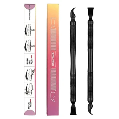Image of Lomansa Lash Lift Tool, Eyelash Separator Tool for Lift, 2 in 1 Tools Extension and Tinting, Salon or Home DIY use(2 pcs Black)