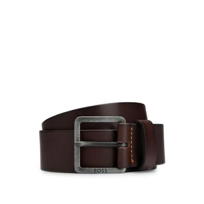 Image of BOSS Jeeko Belt, Men&#039;s, Size: 30, Dark brown two