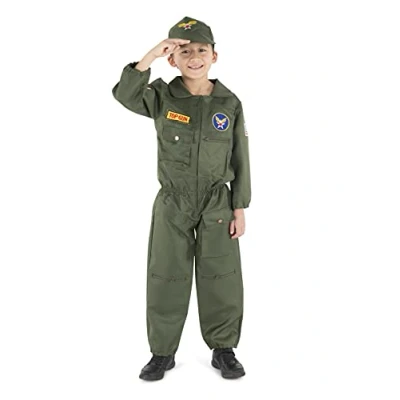 Image of Dress Up America Children&#039;s Air Force Pilot Costume