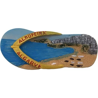 Image of Portugal Algarve Albufeira Fridge Magnet Refrigerator Decoration Sticker Souvenir Resin Crafts