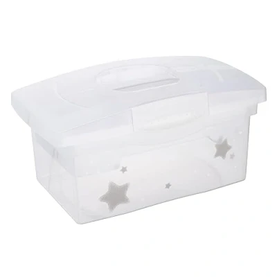Image of keeeper Stars Traveller, Organiser storage box with lid, Patryk, Nordic White (White)