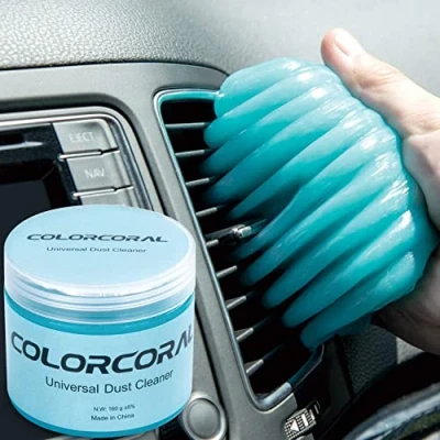 Image of COLORCORAL Car Cleaning Gel Universal Cleaner for Keyboard Putty Remover Slime and Duster Kit Auto Dust Vent Computer Vacuums