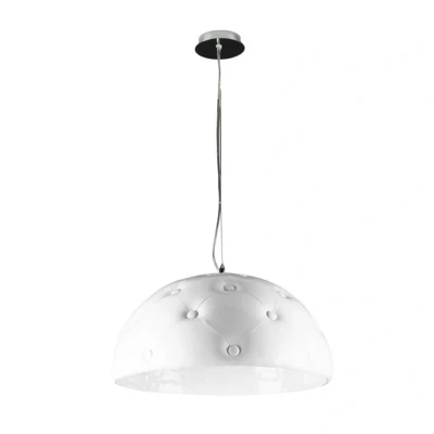 Image of Chesterfield 3 Light Dome Pendant Ceiling Lights White