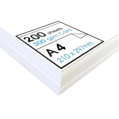 Image of Artway Studio A4 ‘High’ White Card Ideal for Presentation, Display, Mounting and Stock 300gsm (200 Sheets)