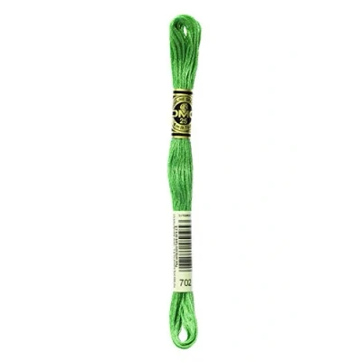 Image of DMC 6 Strand Cotton Embroidery Thread 8 M (8.7 Yd), Kelly Green