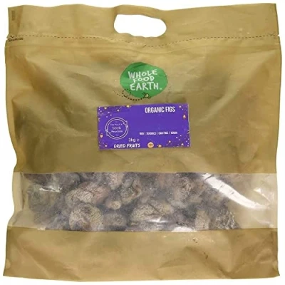 Image of Wholefood Earth Organic Dried Figs 3 kg Raw Sundried GMO Free Vegan High Fibre Certified