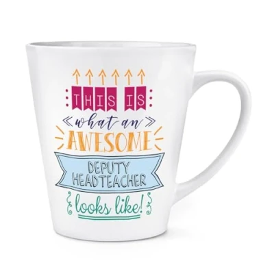 Image of This is What an Awesome Deputy Headteacher Looks Like 12oz Latte Mug Cup