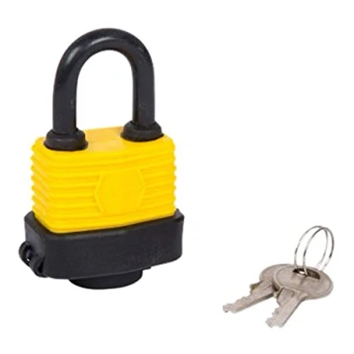 Image of Fort Knox 77007 40 mm Weather Resistant Padlock Yellow