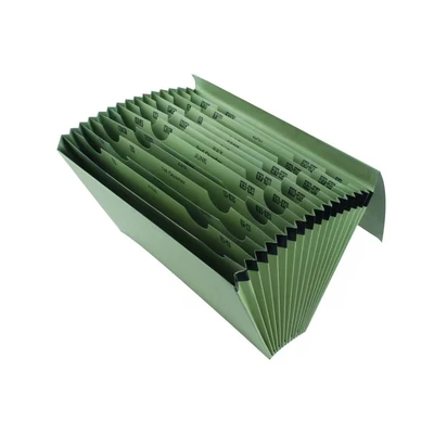 Image of Q Connect Multipurpose Expanding File Foolscap 16 Pocket KF04093