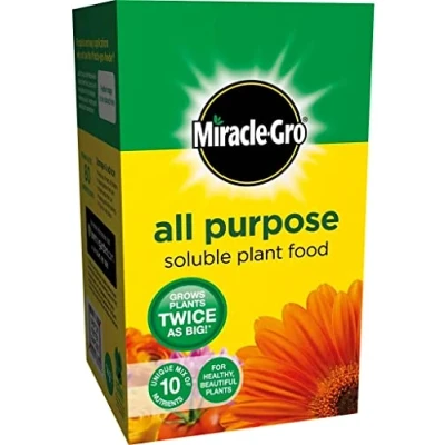 Image of 2 X Miracle Gro All Purpose Soluble Plant Food Carton 500g