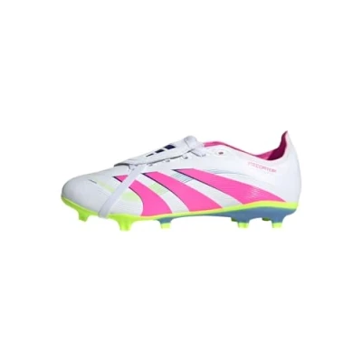 Image of adidas Unisex Predator League Ft Fg/Mg Skor, Cloud White Lucid Pink Lemon, 8.5 UK