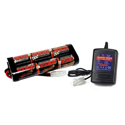 Image of Procat Bait Boat Battery &amp; Fast Charger 7.2v 3300mAh NiMh