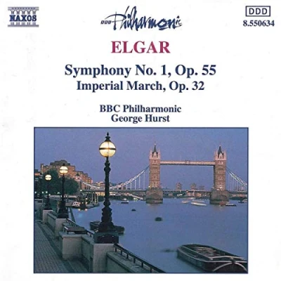 Image of Edward Elgar Symphony No.1 / Imperial March 1993 German CD album 8.550634