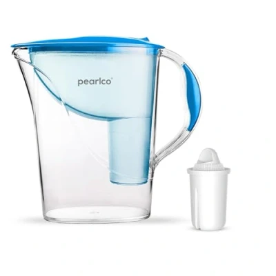 Image of PearlCo Water Filter Standard (blue) incl. 1 Cartridge (compatible with Brita® Classic)