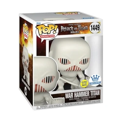 Image of Funko Pop! Animation: Attack on Titan Super War Hammer *Glow in The Dark Shop Exclusive