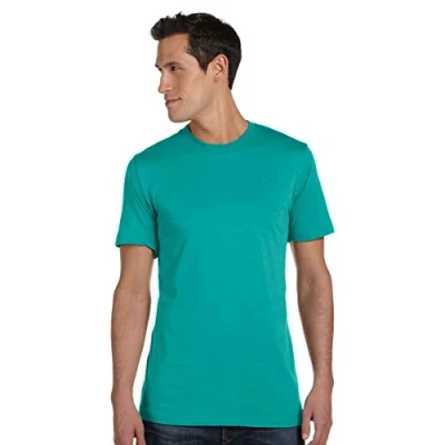 Image of Bella+Canvas Unisex Jersey Crew Neck T Shirt Teal S
