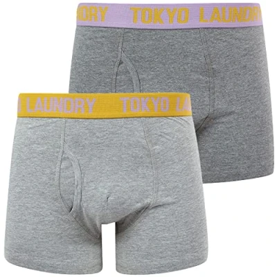 Image of Tokyo Laundry Men&#039;s Starcross (2 Pack) Boxer Shorts Set Artisan&#039;s Gold/Viola M