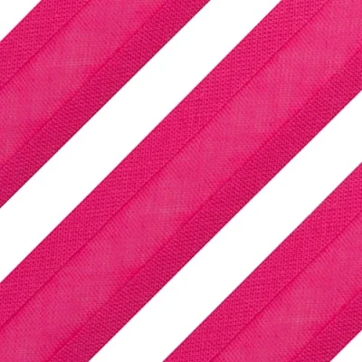 Image of Realm Bias Binding Tape, Cotton, 1 Inch / 25mm 5 Metres (Cerise)