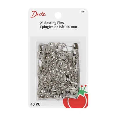 Image of Dritz 1461 Safety Pins, Size 3 (2 Inch), 40 Count