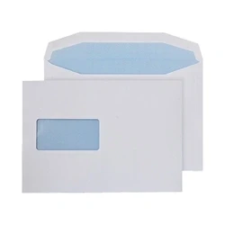 Image of Q Connect Machine Envelope 162x238mm Window Gummed 90gsm Pk500 KF02898