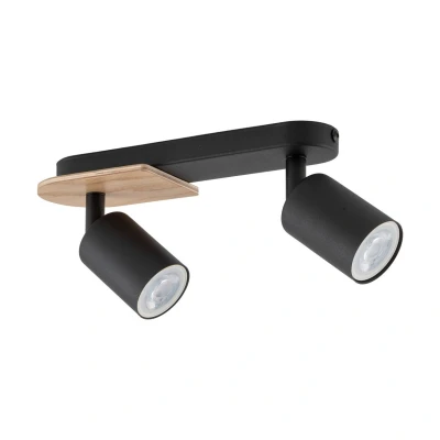 Image of Cover Twin Ceiling Spotlight Black 2xGU10
