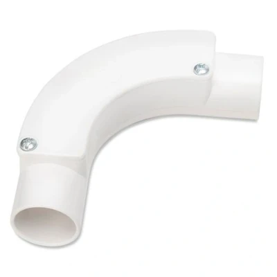 Image of Univolt Ib 20 Wh 20mm White PVC Conduit Inspection Bend