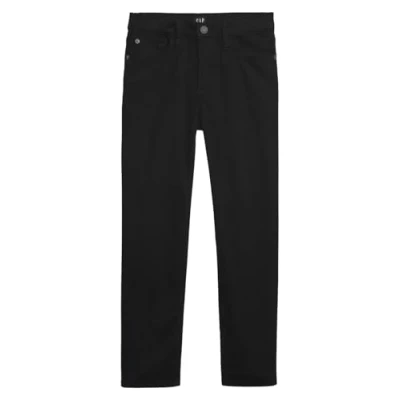 Image of GAP BOYS Straight leg jeans for kids, Size: 14y, Black
