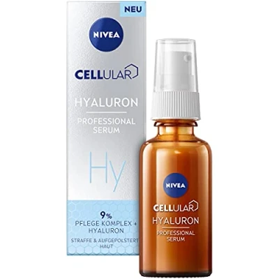 Image of NIVEA Cellular Professional Serum Hyaluronic (30 ml), Moisturising Serum, Anti Wrinkle for a Fresh and Healthy Looking Complexion