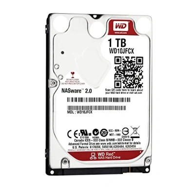Image of Western Digital WD HDD built in hard disk 2.5 inches 1TB Red WD10JFCX SATA3.0 5400rpm 16MB 9.5mm 3 year warranty