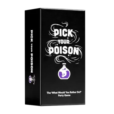 Image of PICK YOUR POISON Card Game The “What Would You Rather Do? Party for All Ages Family Edition