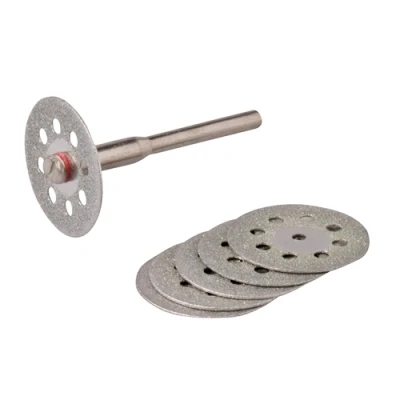 Image of Silverline Rotary Tool Diamond Vented Cutting Disc Set 6pce 22mm Dia