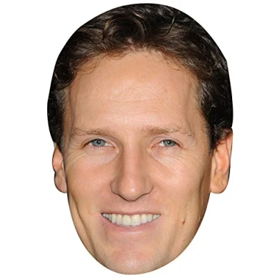 Image of FoxyPrinting BRENDAN COLE JB Strictly Come Dancing TV Star Fancy Dress Cardboard Celebrity Party Face Mask