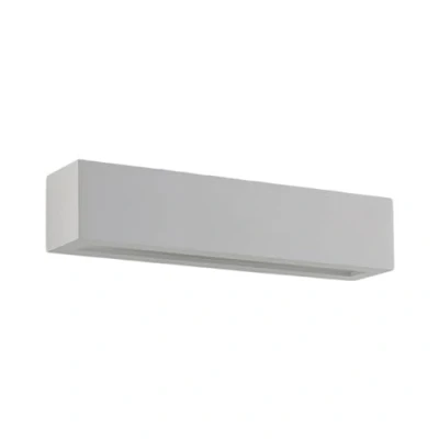 Image of Wall Light &#039;Tjada&#039; dimmable (Modern) in White Made of Plaster/Clay for e.g. Living Room &amp; Dining (2 Sources, G9) from Lindby Lighting, lamp