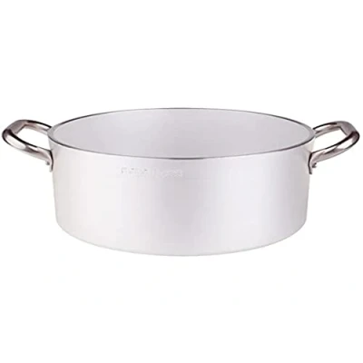 Image of Pentole Agnelli ALMR110445 High Radiant Cylindrical Casserole, Professional Aluminum 5 mm, 45 cm