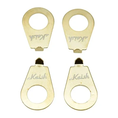 Image of KAISH 4pcs Gold LP Guitar Knobs Pointer Plate Knob Indicator for Epiphone Les Paul