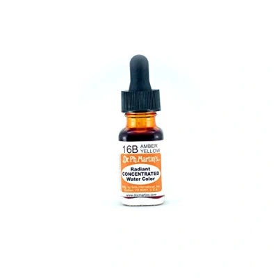Image of Dr. Ph. Martin&#039;s Radiant Concentrated Water Color, 0.5 oz, Amber Yellow (16B)