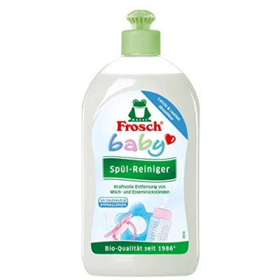 Image of Frosch Baby Washing Up Cleaner, Sensitive Detergent for Bottles and Teats, Hypoallergenic, Suitable Allergy Sufferers, 500 ml, Pack of 1 (1 x ml)