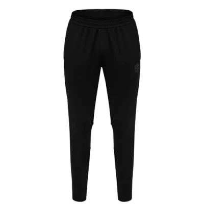 Image of Umbro Mens PTrPoly Pants Black/Malibu Blue M