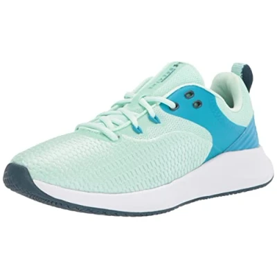 Image of Under Armour Women&#039;s Charged Breathe Tr 3 Cross Trainer, Aqua Foam (301)/White, 8